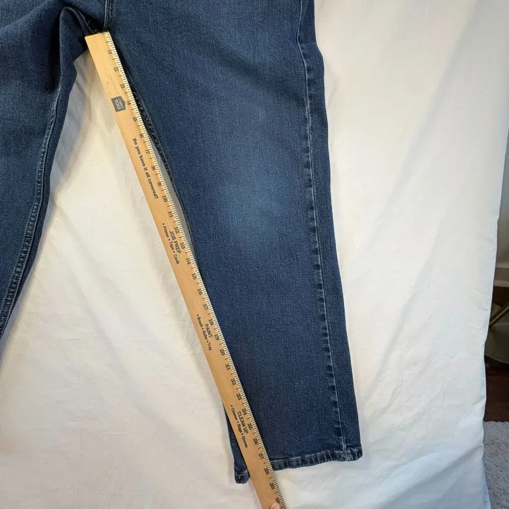Levi's 505 Regular Fit Jeans Men's 40x30 Medium Indigo Straight Leg Denim EUC